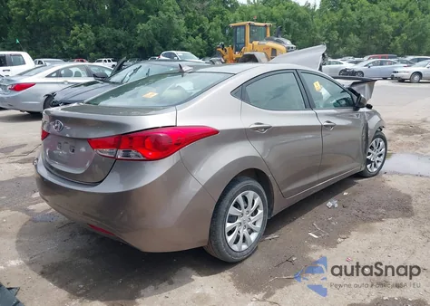 2012 Hyundai Elantra Gls from USA, damaged, VIN 5NPDH4AE7CH096129